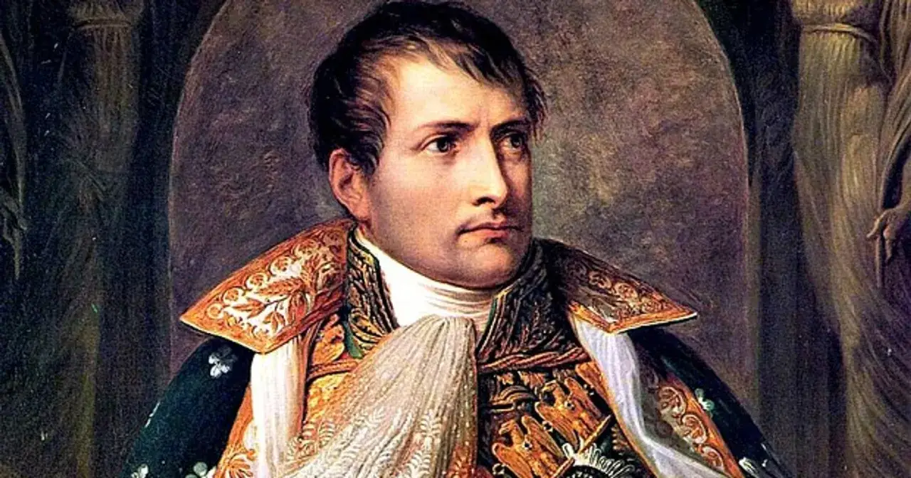 Portret Napoleona Bonaparte w bogatym stroju. Czy wiesz, że miał słynny strach przed kotami? Oto ciekawostki o Napoleonie Bonaparte.